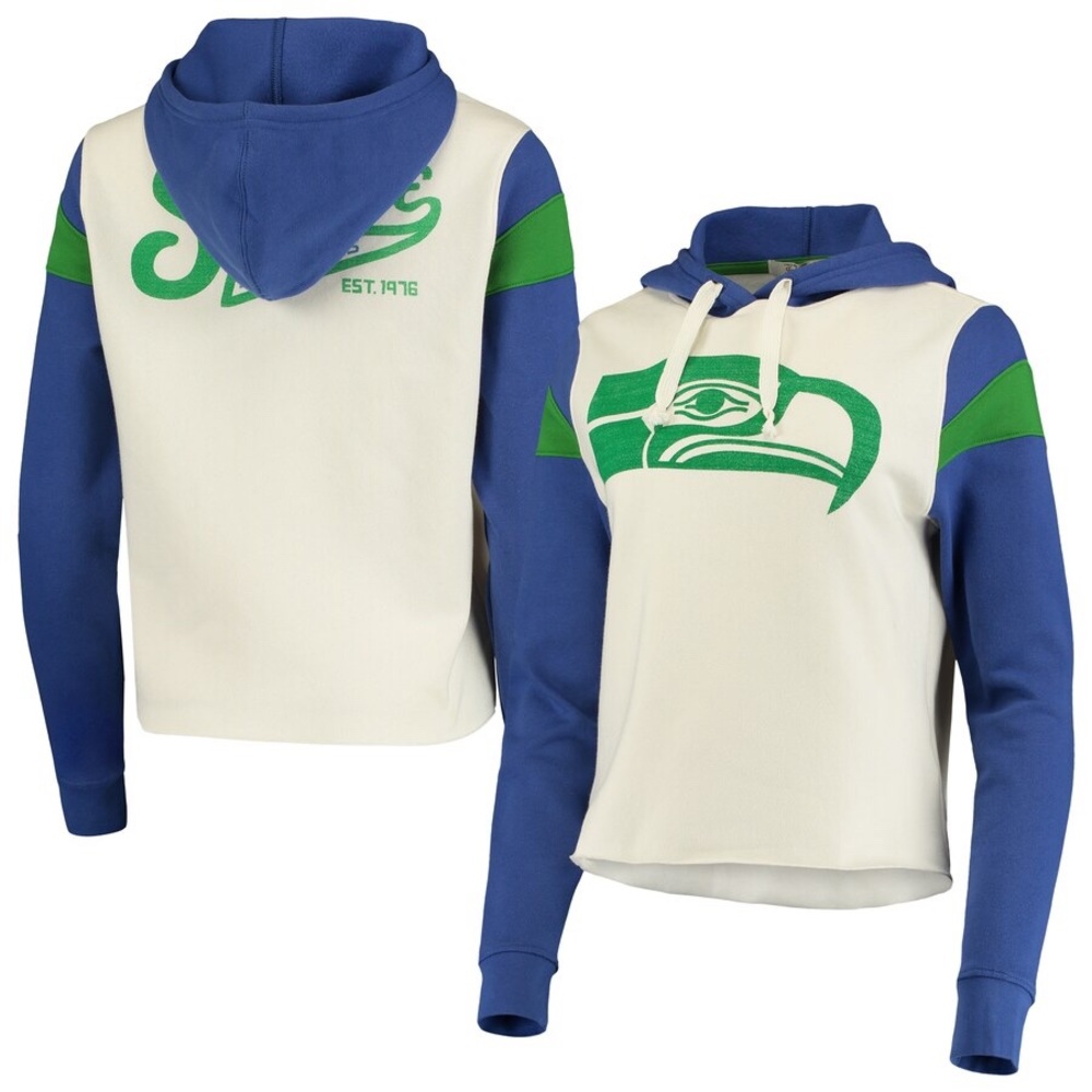 💙Like New💚 Junk Food Seahawks Colorblock Hoodie
